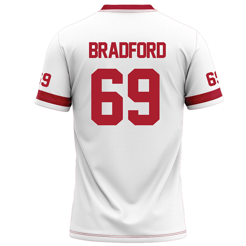 Nicholls State - NCAA Football : Joseph Bradford - White Football Jersey-1