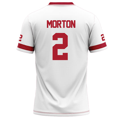 Nicholls State - NCAA Football : Tyler Morton - White Football Jersey