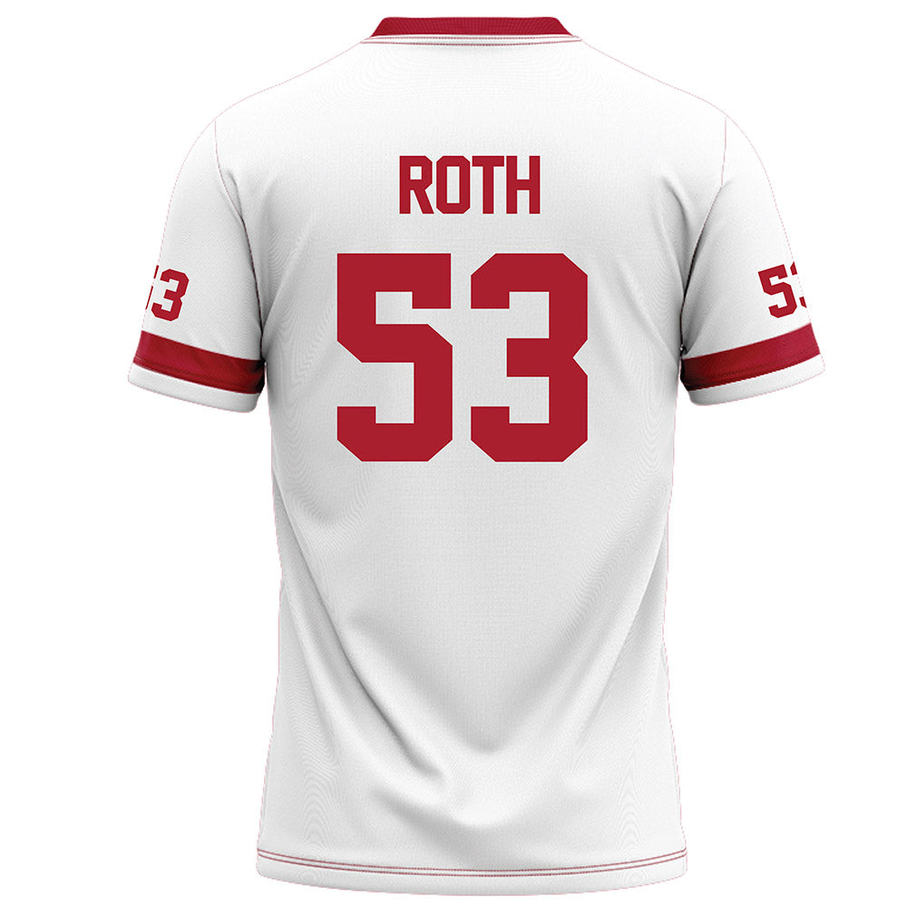 Nicholls State - NCAA Football : Craig Roth - White Football Jersey-1