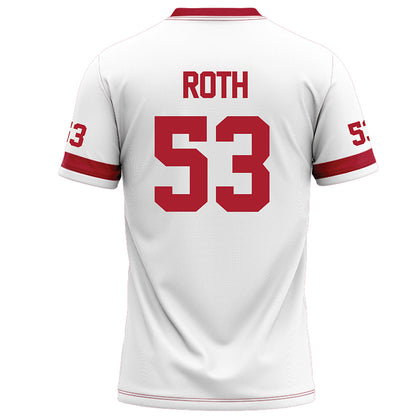 Nicholls State - NCAA Football : Craig Roth - White Football Jersey-1