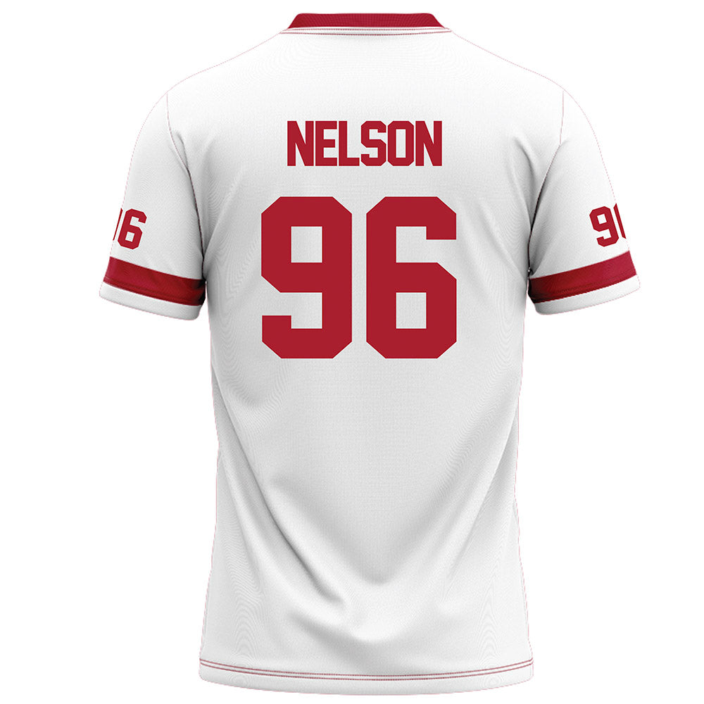 Nicholls State - NCAA Football : Gavin Nelson - White Football Jersey-1