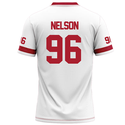 Nicholls State - NCAA Football : Gavin Nelson - White Football Jersey-1