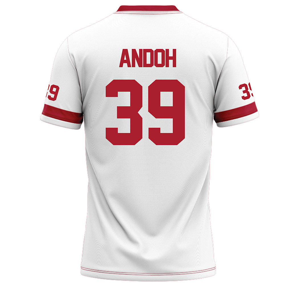 Nicholls State - NCAA Football : Kayden Andoh - White Football Jersey-1
