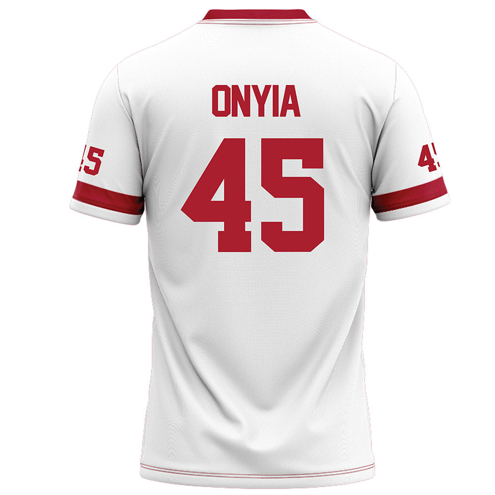 Nicholls State - NCAA Football : Noah Onyia - White Football Jersey-1