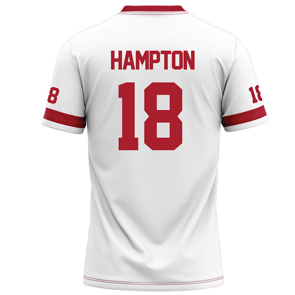Nicholls State - NCAA Football : Camare Hampton - White Football Jersey-1