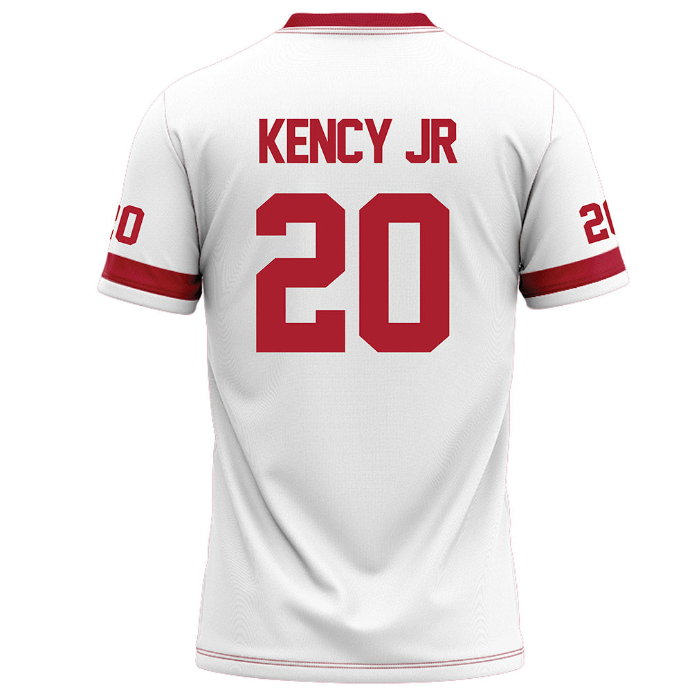 Nicholls State - NCAA Football : David Kency Jr - White Football Jersey-1