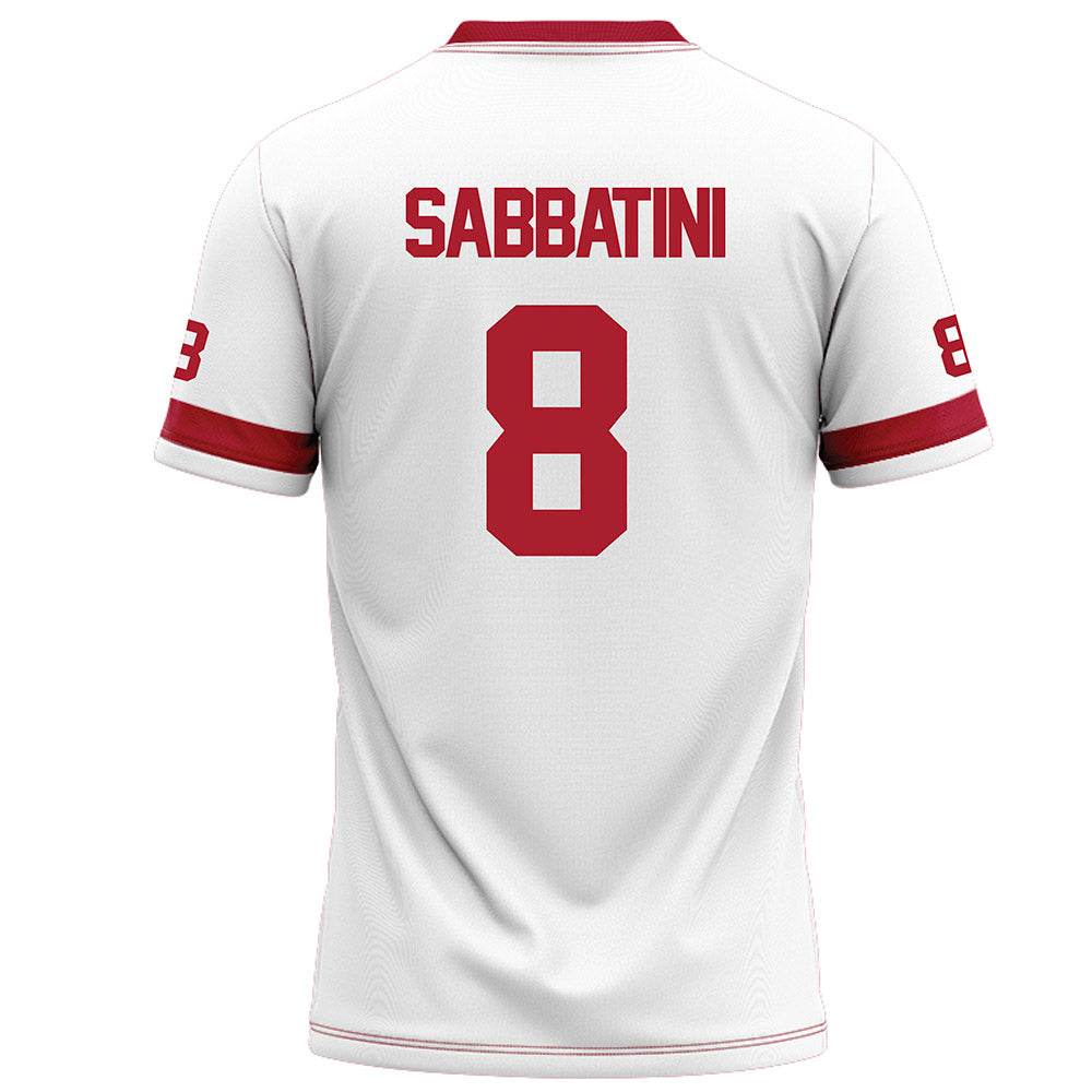 Nicholls State - NCAA Football : Elijah Sabbatini - White Football Jersey-1