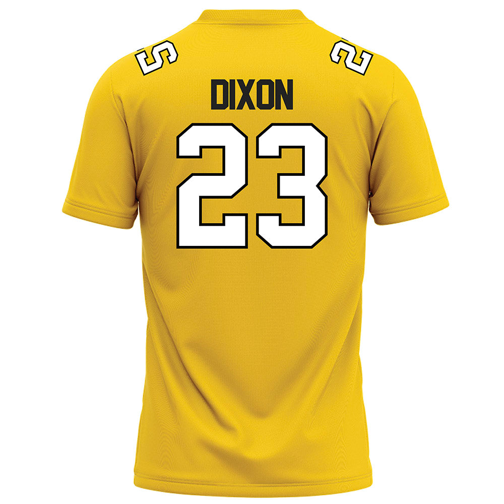 Centre College - NCAA Football : Nikalos Dixon - Gold Football Jersey-1
