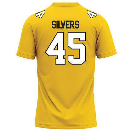 Centre College - NCAA Football : Caleb Silvers - Gold Football Jersey-1