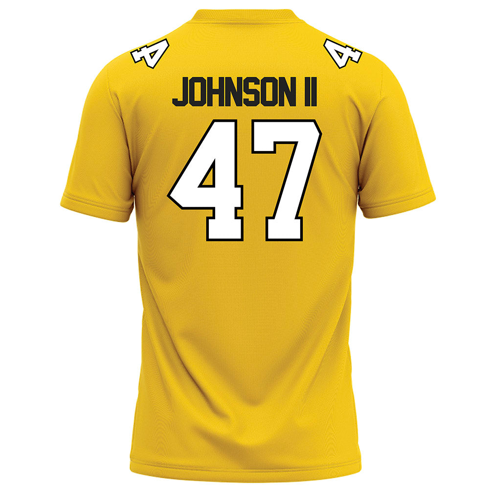 Centre College - NCAA Football : Deuce Johnson II - Gold Football Jersey-1
