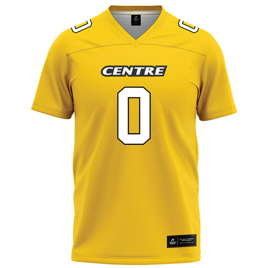 Centre College - NCAA Football : Wyatt Fowler - Gold Football Jersey-0