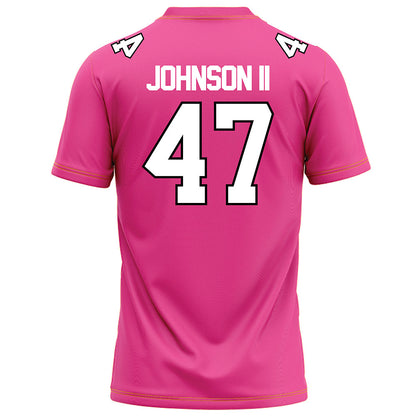 Centre College - NCAA Football : Deuce Johnson II - Pink Football Jersey-3