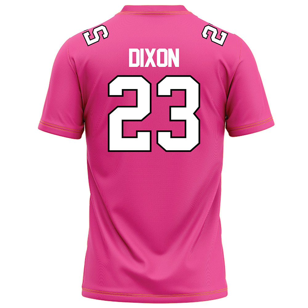 Centre College - NCAA Football : Nikalos Dixon - Pink Football Jersey-2