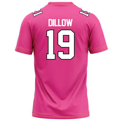 Centre College - NCAA Football : Jackson Dillow - Pink Football Jersey-2