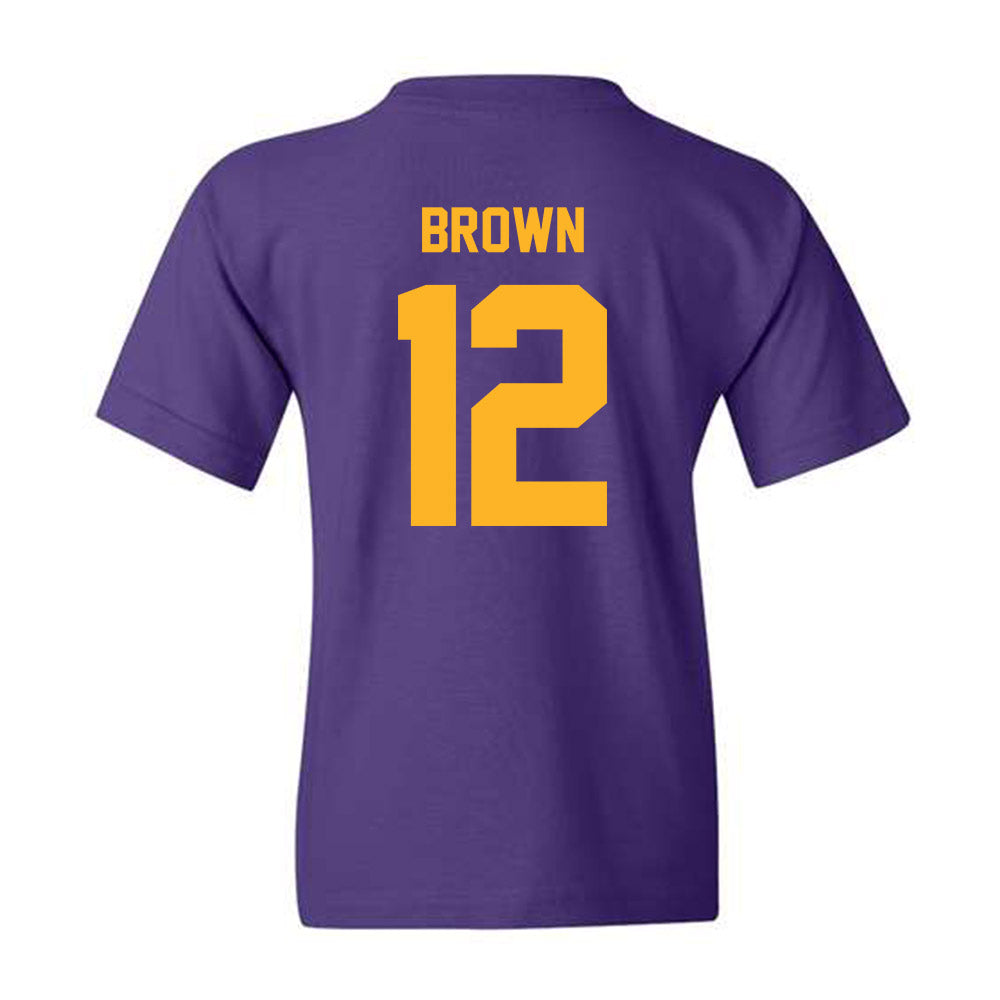 North Alabama - NCAA Men's Basketball : Detalian Brown - Youth T-Shirt