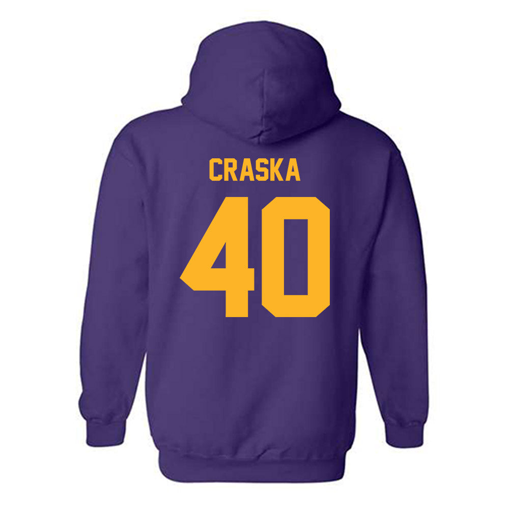 North Alabama - NCAA Baseball : Petey Craska - Classic Fashion Shersey Hooded Sweatshirt-1