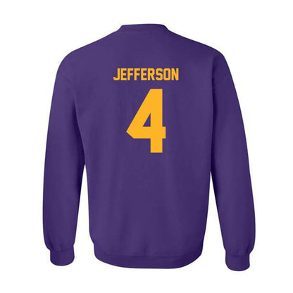 North Alabama - NCAA Men's Basketball : Canin Jefferson - Classic Fashion Shersey Crewneck Sweatshirt-1