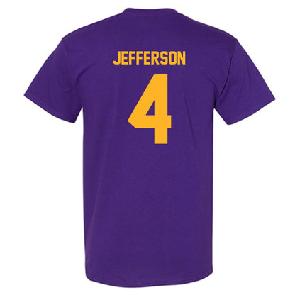 North Alabama - NCAA Men's Basketball : Canin Jefferson - Classic Fashion Shersey T-Shirt-1