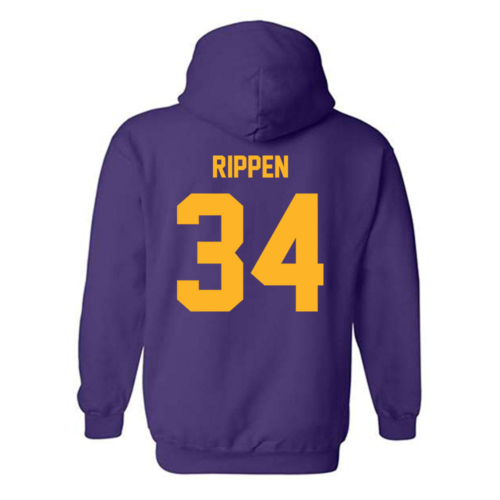 North Alabama - NCAA Baseball : Nash Rippen - Classic Fashion Shersey Hooded Sweatshirt-1