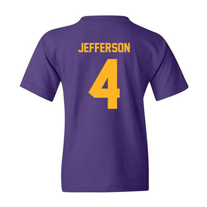 North Alabama - NCAA Men's Basketball : Canin Jefferson - Classic Fashion Shersey Youth T-Shirt-1