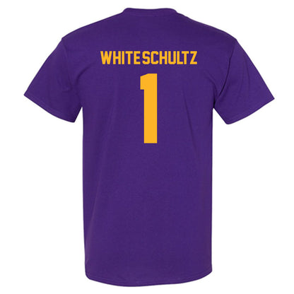 North Alabama - NCAA Football : Edwin White-Schultz - T-Shirt