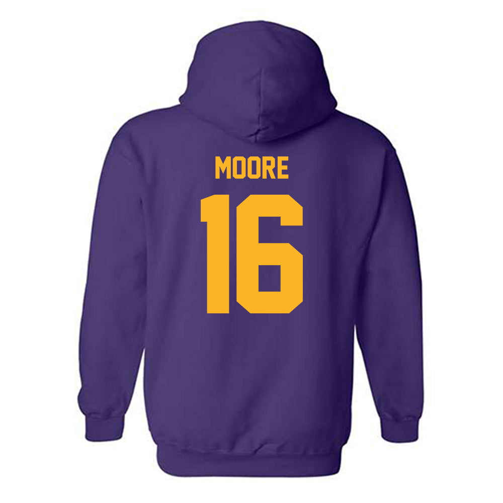 North Alabama - NCAA Baseball : Ethan Moore Moore - Classic Fashion Shersey Hooded Sweatshirt-1