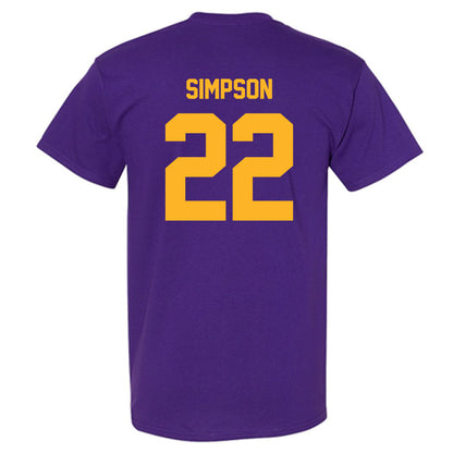 North Alabama - NCAA Football :Jaylen Simpson - Classic Fashion Shersey T-Shirt-1