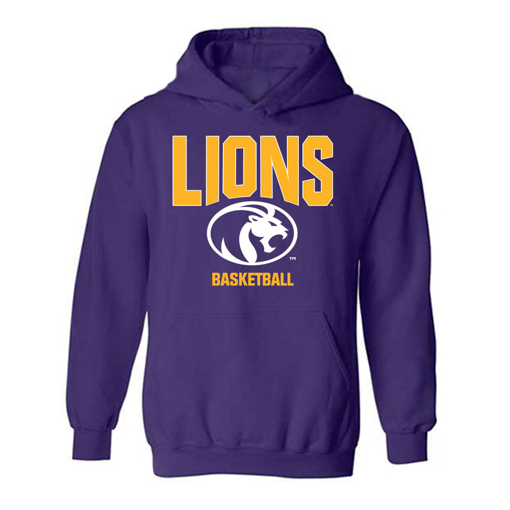 North Alabama - NCAA Men's Basketball : Israel Jenrette - Classic Fashion Shersey Hooded Sweatshirt-0