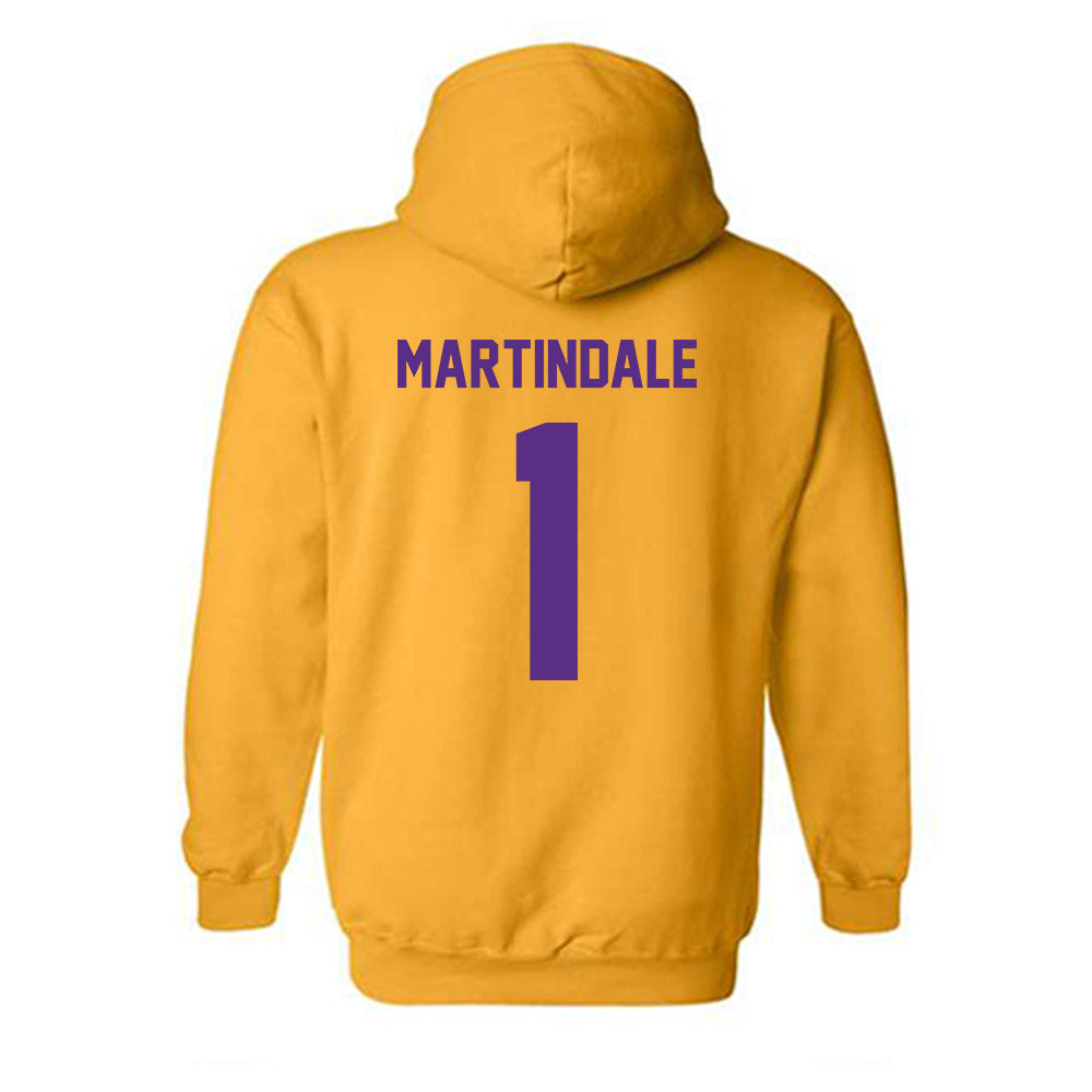 North Alabama - NCAA Women's Volleyball : Ava Martindale - Classic Fashion Shersey Hooded Sweatshirt-1
