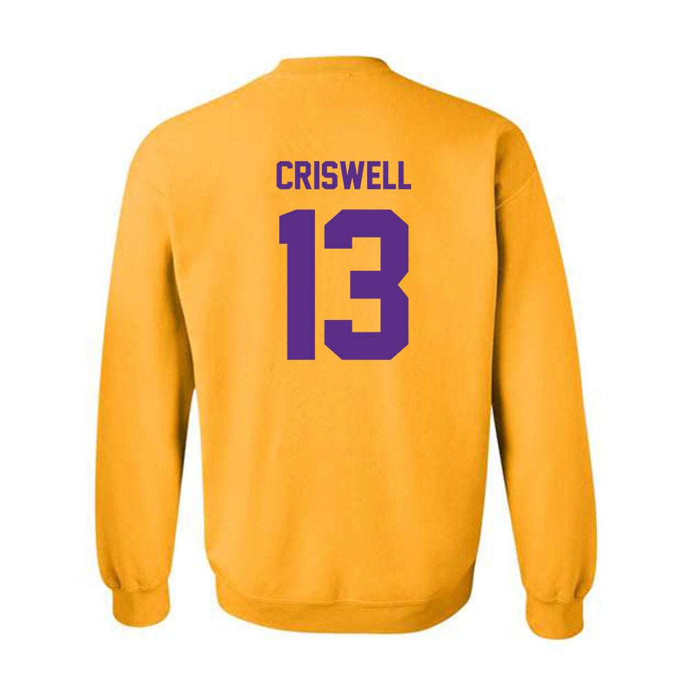 North Alabama - NCAA Women's Basketball : Katie Criswell - Classic Fashion Shersey Crewneck Sweatshirt-1