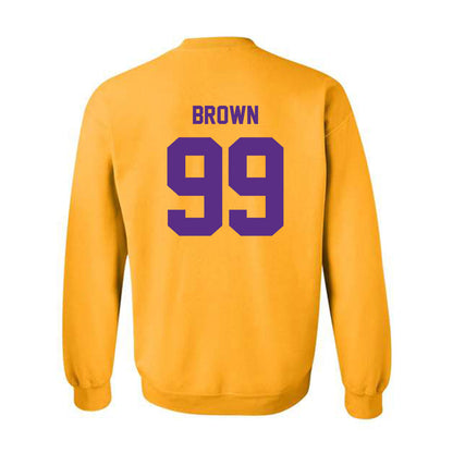 North Alabama - NCAA Football : Kaleb Brown - Classic Fashion Shersey Crewneck Sweatshirt-1