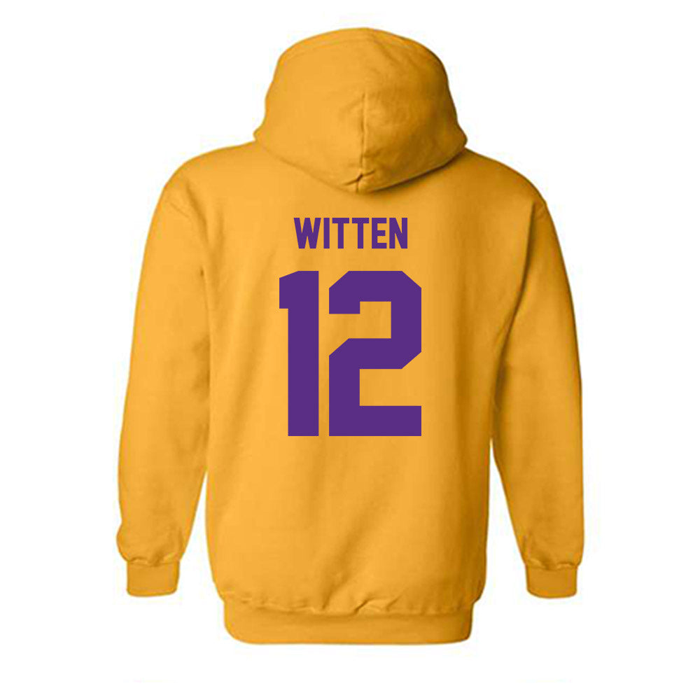 North Alabama - NCAA Women's Soccer : Abby Witten - Classic Fashion Shersey Hooded Sweatshirt-1