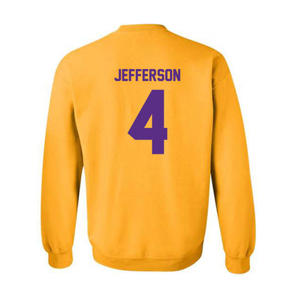 North Alabama - NCAA Men's Basketball : Canin Jefferson - Classic Fashion Shersey Crewneck Sweatshirt-1