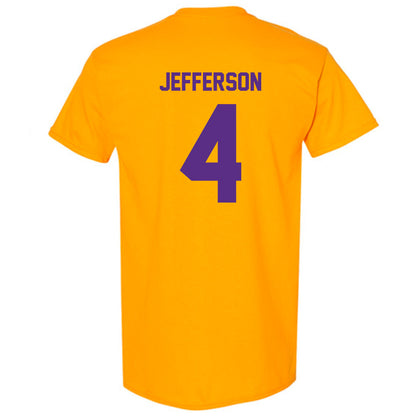 North Alabama - NCAA Men's Basketball : Canin Jefferson - Classic Fashion Shersey T-Shirt-1