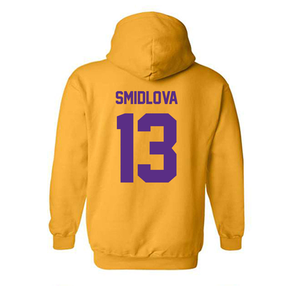 North Alabama - NCAA Women's Volleyball : Jolana Smidlova - Classic Fashion Shersey Hooded Sweatshirt-1