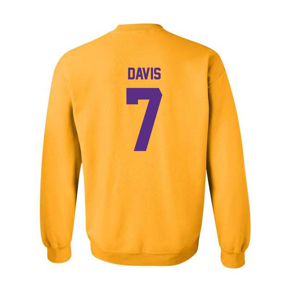 North Alabama - NCAA Football : Justin Davis - Classic Fashion Shersey Crewneck Sweatshirt-1