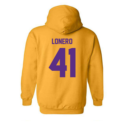 North Alabama - NCAA Baseball : Gio LoNero - Classic Fashion Shersey Hooded Sweatshirt-1