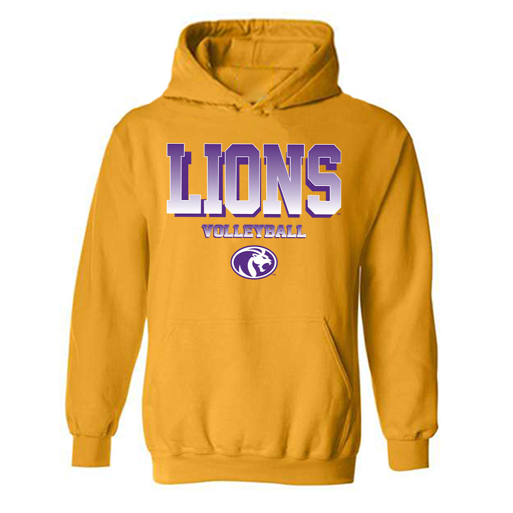North Alabama - NCAA Women's Volleyball : Ava Martindale - Classic Fashion Shersey Hooded Sweatshirt-0