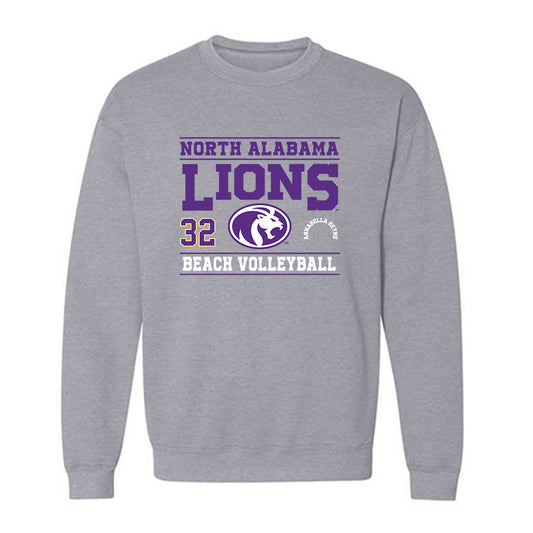 North Alabama - NCAA Beach Volleyball : Annabella Heyne - Classic Fashion Shersey Crewneck Sweatshirt-0