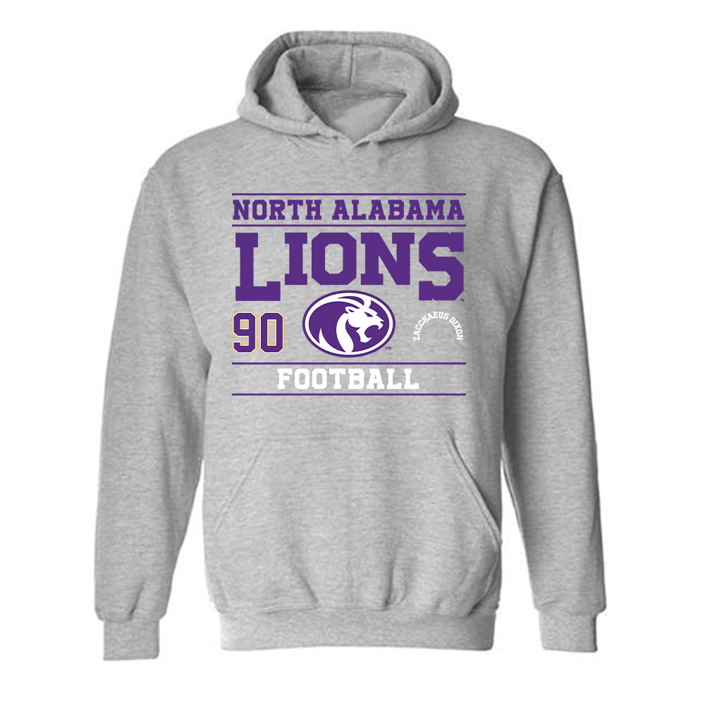 North Alabama - NCAA Football : Zacchaeus Dixon - Classic Fashion Shersey Hooded Sweatshirt