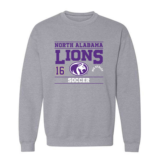 North Alabama - NCAA Women's Soccer : Mia Staley - Classic Fashion Shersey Crewneck Sweatshirt