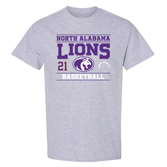North Alabama - NCAA Men's Basketball : Israel Jenrette - Classic Fashion Shersey T-Shirt-0