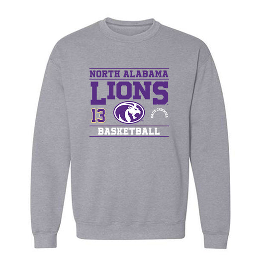 North Alabama - NCAA Women's Basketball : Katie Criswell - Classic Fashion Shersey Crewneck Sweatshirt-0