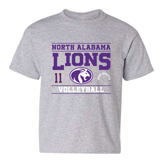 North Alabama - NCAA Women's Volleyball : Reese Ricketts - Classic Fashion Shersey Youth T-Shirt-0