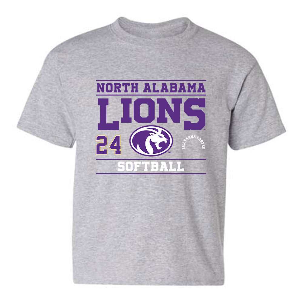 North Alabama - NCAA Softball : Lillyanna Cartee - Classic Fashion Shersey Youth T-Shirt