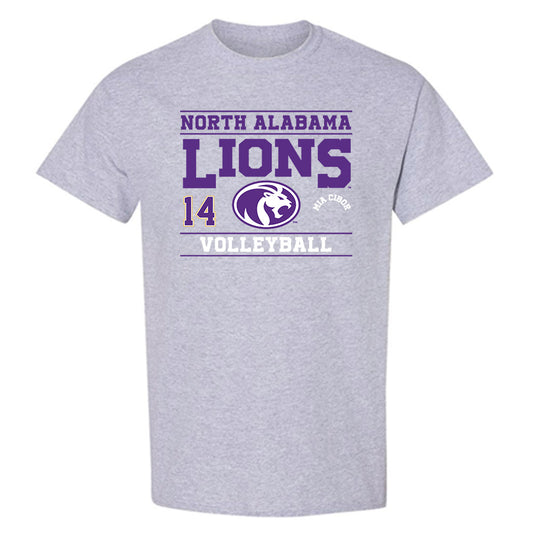 North Alabama - NCAA Women's Volleyball : Mia Cibor - Classic Fashion Shersey T-Shirt-0