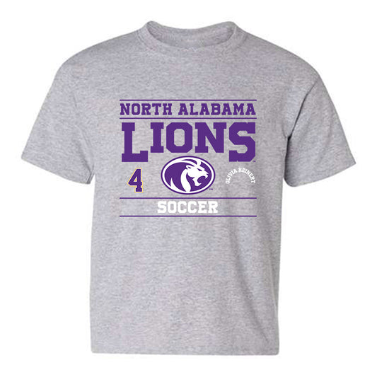 North Alabama - NCAA Women's Soccer : Olivia Heinert - Classic Fashion Shersey Youth T-Shirt-0
