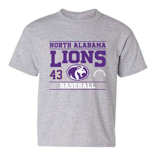 North Alabama - NCAA Baseball : Luke Davenport - Classic Fashion Shersey Youth T-Shirt-0