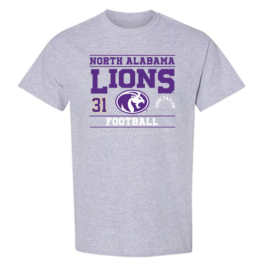 North Alabama - NCAA Football : John Taylor - Classic Fashion Shersey T-Shirt-0