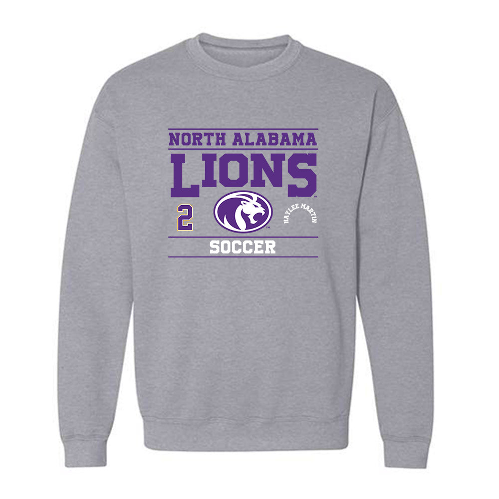 North Alabama - NCAA Women's Soccer : Haylee Martin - Classic Fashion Shersey Crewneck Sweatshirt-0